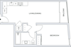 1 Bedroom Floor Plan